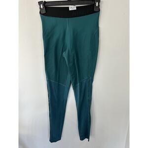 NIKE Pro Dri- Fit Green Blue Teal Pull on Leggings Sportswear Yoga Athletic M